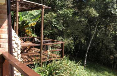 Chalé LuNê Vista para a Montanha , Banheira Imersão Externa e Lareira - Foto 41