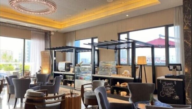 Coin salon dans le hall