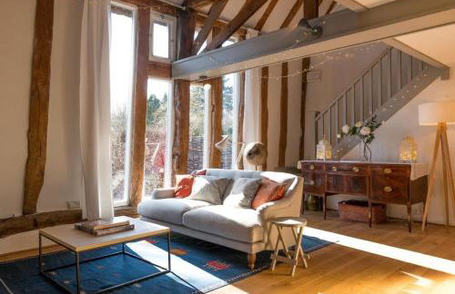 Deepwell Granary is a lovely thatched barn with attached meadow woodland - Foto 7