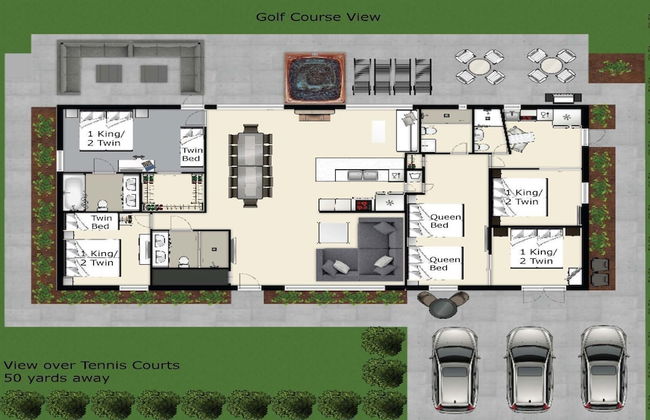 7 Room Saddlebrook Golf SPA Villa 5BR 4BA - Photo 37