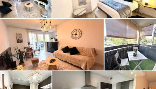 Le Montaigne - Climatisation, Parking Privé, Tramway et Airbus - Foto 2