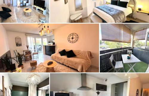 Le Montaigne - Climatisation, Parking Privé, Tramway et Airbus - Foto 2