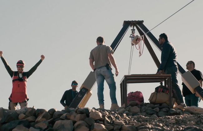 Experiencia de tirolesa en las montañas de Al Ula con traslado opcional - Foto 1