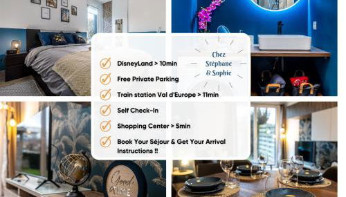 Chez Stéphane & Sophie - 10min DisneyLand, Free Parking, Big Garden - Foto 2