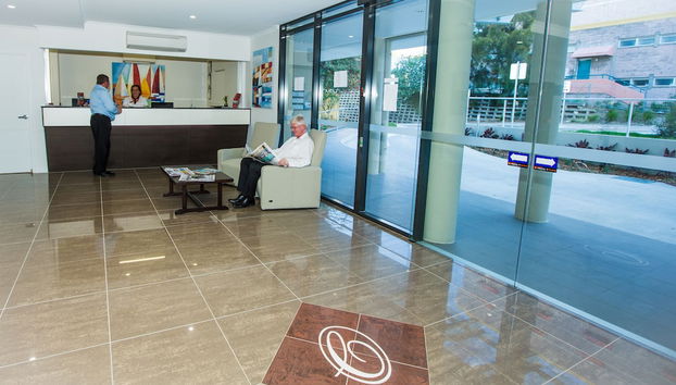 Zona de estar del vestíbulo