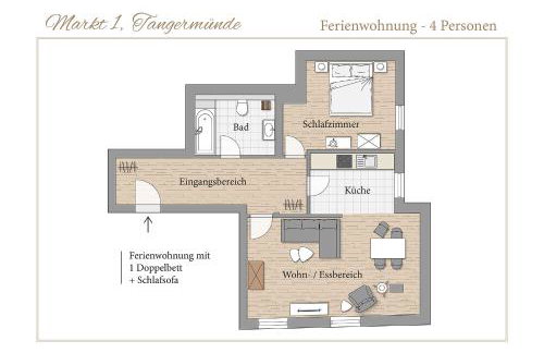 Ferienwohnungen MARKT 1 am Rathaus Tangermünde - Foto 42