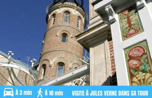 GRAND STUDIO AMIENS GARE TOUT CONFORT WIFI NETFLIX 2PERS - Foto 8