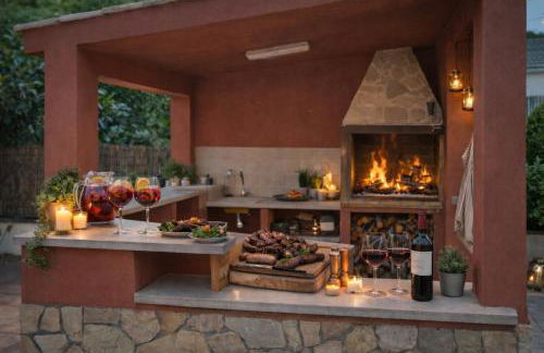 Villa Sitges La Calma 10 minutes drive Sitges 2 minutes walk Garraf Park AC - Photo 46