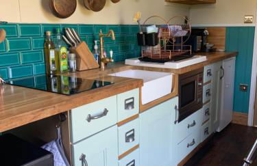 Shepherds Hut with Scandinavian Hot Tub and hydromassager - Foto 19