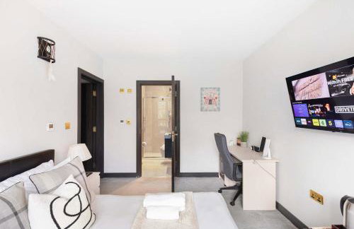 Modern En-suite Double - Queens Park - Foto 4