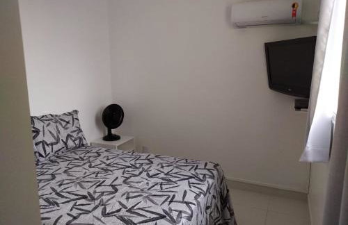 Apartamento mobiliado, dois dormitórios, praia Ponta de Campina - Foto 13