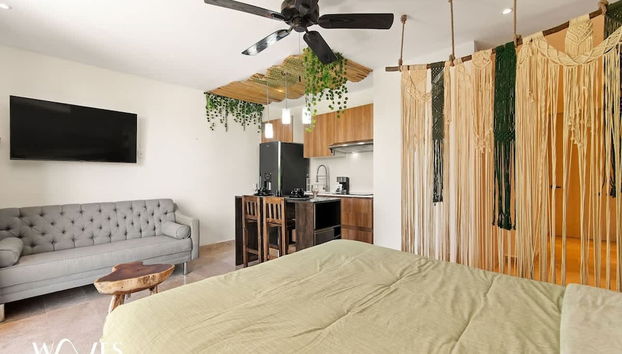 Cozy Great Located Studio w Amazing View - Foto 4, Habitación