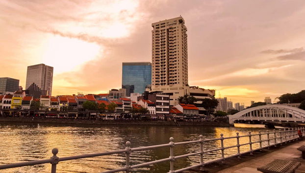 Atardecer en Singapur