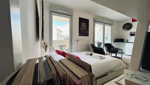 Bleuets studio cosy neuf terrasse proche centre - Foto 3