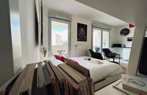 Bleuets studio cosy neuf terrasse proche centre - Foto 3