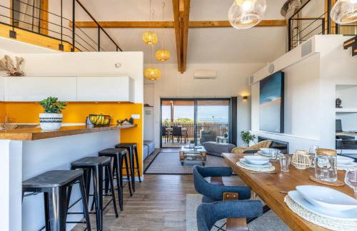 Villa Oceana vue exceptionnelle sur l'océan, haut standing, front de mer. - Foto 36