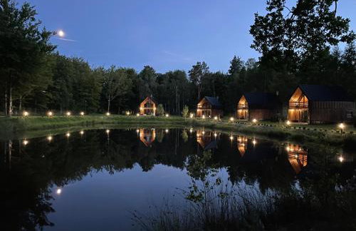 Przystanek Kistówko komfortowe domki z jacuzzi, staw wędkarski, kominek, las, przestrzeń - Foto 30