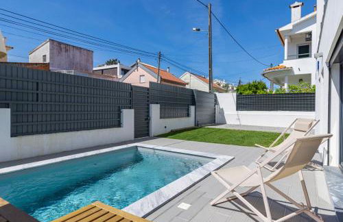 Poolside oasis by Caparica beach - Foto 59