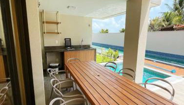 Pé na areia com piscina privativa e 3 suítes - Foto 2