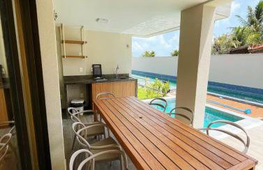 Pé na areia com piscina privativa e 3 suítes - Foto 2