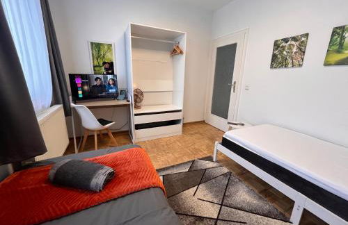 Großes Apartment Aschaffenburg 4 Schlafzimmer bis zu 10 Personen Mainpark Apartment Mainaschaff - Foto 34