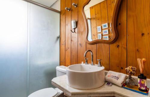 Rosa Edificio Lofts Lago dentro do condomínio Laje de Pedra - Foto 32