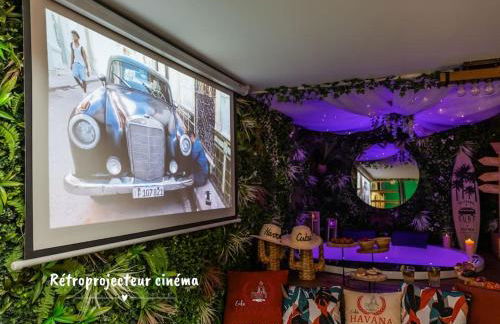 Loft "Havana Spa" Cuba Jacuzzi Sauna Bar à cocktails - Foto 37