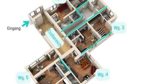 Gruppenurlaub mit viel Platz und doch mit Privatsphäre - Foto 2