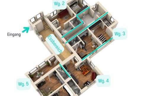 Gruppenurlaub mit viel Platz und doch mit Privatsphäre - Foto 2