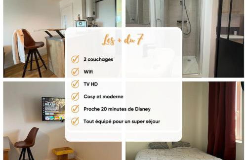 Le 71 - Love Room Cozy - Disney 20min - Foto 9