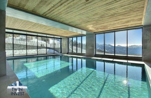 ARC 1600, LE RIDGE, Appartement 07 personnes Vue Montagne - ski aux pieds - Sauna, Hammam, Piscine, Salle de salle de sport-fitness - Foto 8