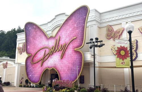 Smoky Bear Splash Top Rated Private Pool Cabin with Hot Tub, Mtn Views, Arcade Games, Excellent Location - Foto 55