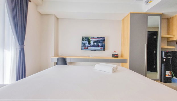 Homey And Minimalist Studio At Patraland Amarta Apartment - Foto 4, Habitación