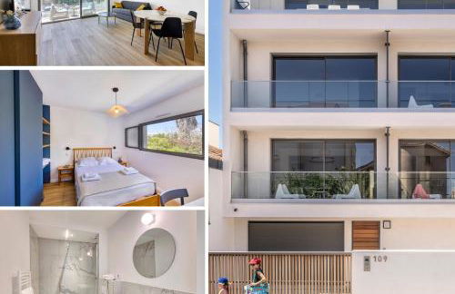 SOUTH-OF-FRANCE T2 neuf haut de gamme, climatisé, parking gratuit, 2eme ligne balcon - Foto 23