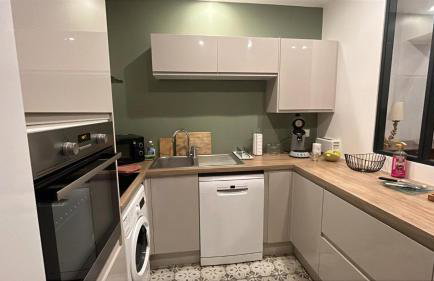 Climatisation, Parking privé, Maison plein pied proche gare, 1 chambre, capacité 4 - Foto 38