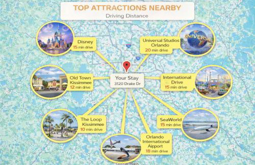 Spacious Orlando Stay Free Wifi Game Room - Foto 77