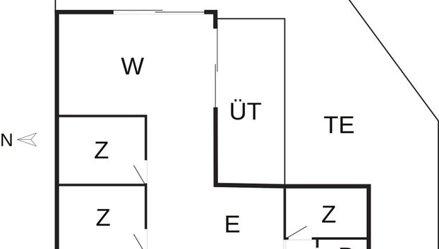 8 Person Holiday Home in Ulfborg - Foto 3, Plano