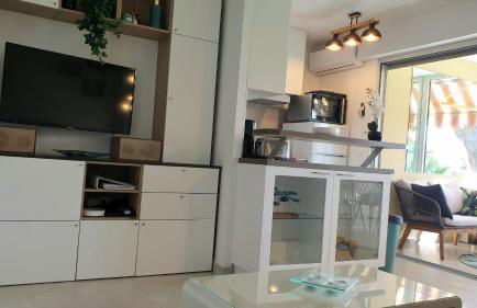 Garden and beach sea view apartment Cannes - Foto 9