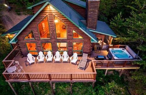 Secluded Luxury Cabin with Hot Tub on 40 Private Acres Near Moorefield, West Virginia - Foto 66