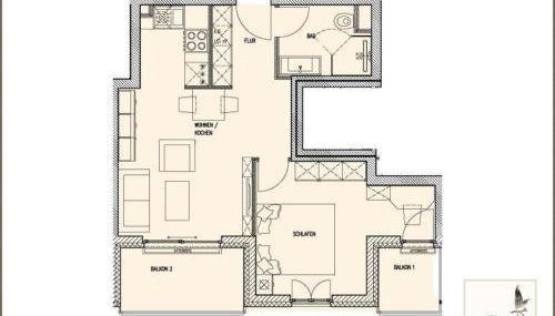 Villa Borwin Apartment 8 - Foto 2