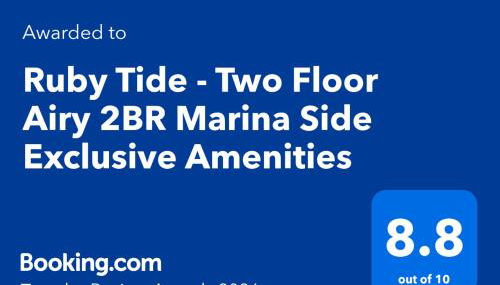 Ruby Tide - Two Floor Airy 2BR Marina Side Exclusive Amenities - Foto 3