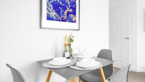 Modern Two Bed Apartment - Sleeps 3 - WiFi & Parking Included 57C - Foto 5