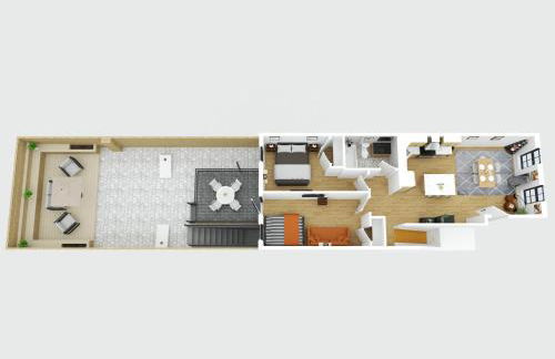 Stylish 2BD Brooklyn Retreat with Backyard & Basement - Foto 39