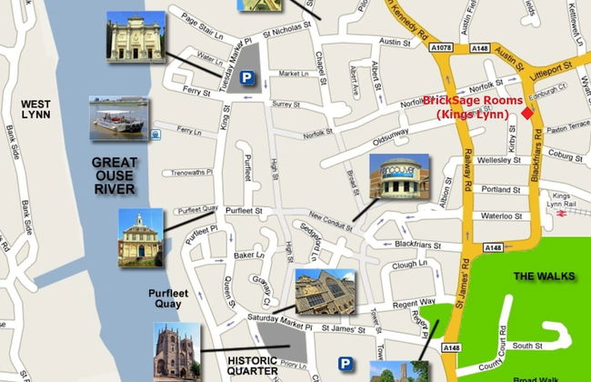 Bricksage Rooms, King's Lynn The Walks - Foto 32