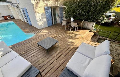 Villa Jardin piscine proche Centre-ville 10 mn des plages - Foto 22