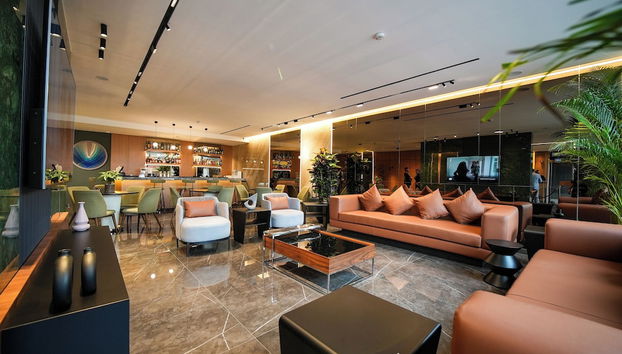 Lobby sitting area