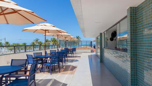 Na Beira da Praia - Conforto e vista privilegiada do 10º andar! - Foto 3