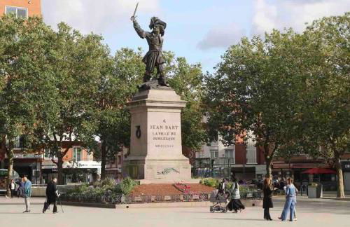 Appartement cosy en centre ville de Dunkerque avec balcon & parking avec portail privé - place non nominative - Foto 17