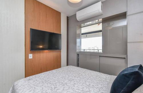 Flat sensacional 5 pessoas em condomínio moderno 2 suites climatizados - Foto 11