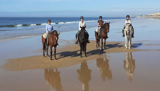 Passeio a cavalo por Doñana